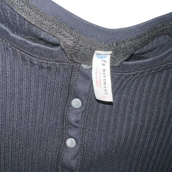 Free People Movement Black Top - Picture 3 of 4
